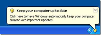 Windows Update Agent Notification