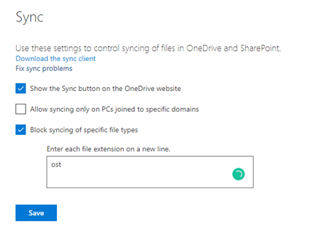 prevent download onedrive