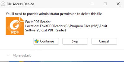 UAC prompt when deleting a shortcut or icon from the public desktop. 
