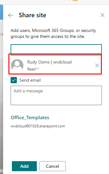 after copying the word and excel templates we must make sure we also assign the proper permissions to he office templates site