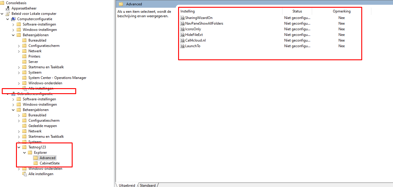 Opening the admx file in the group policy object editor to find out if thesettings are in it