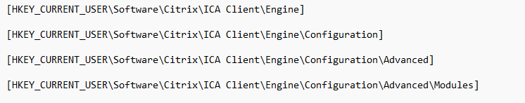 i removed the additional registry keys, so i can start converting registry settings to admx